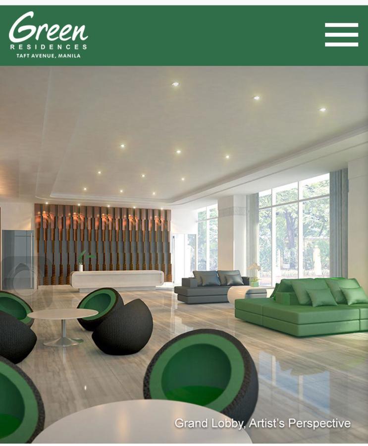 Stays At Green Residences 1 Studio Room Couples Bed With Complimentary Breakfast For 2 Manille Extérieur photo
